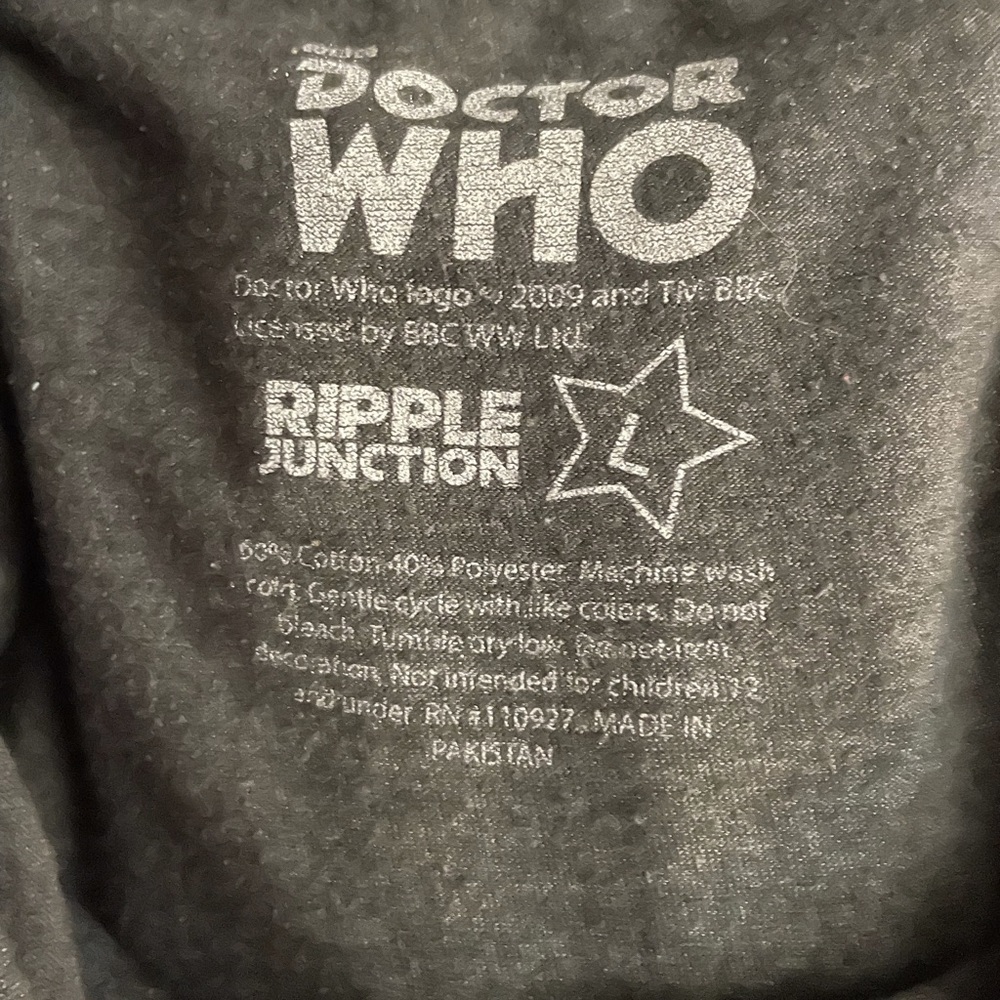 Doctor Who Tee Shirt SZ - L - Picture 4 of 4
